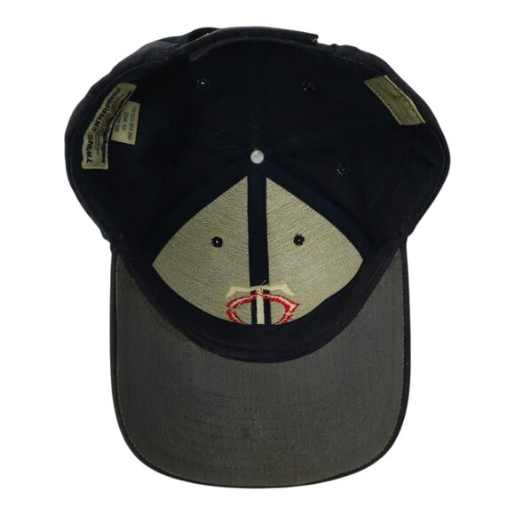 Minnesota Twins Hat Strapback Cap Embroidered Logo Baseball MLB Navy Wool Blend - Picture 5 of 14